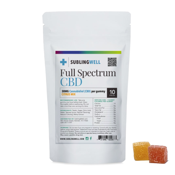 CBD Full Spectrum 25mg Gummy