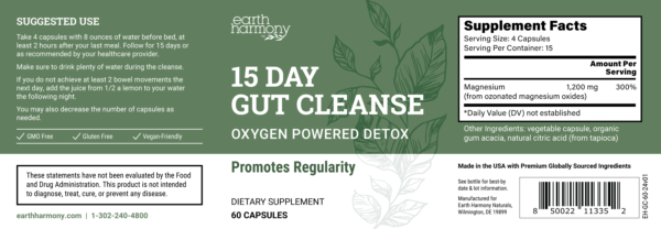 Earth Harmony 15 Day Oxygen Gut Cleanse - Image 2